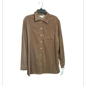 Allison Daley button front shirt new size 16